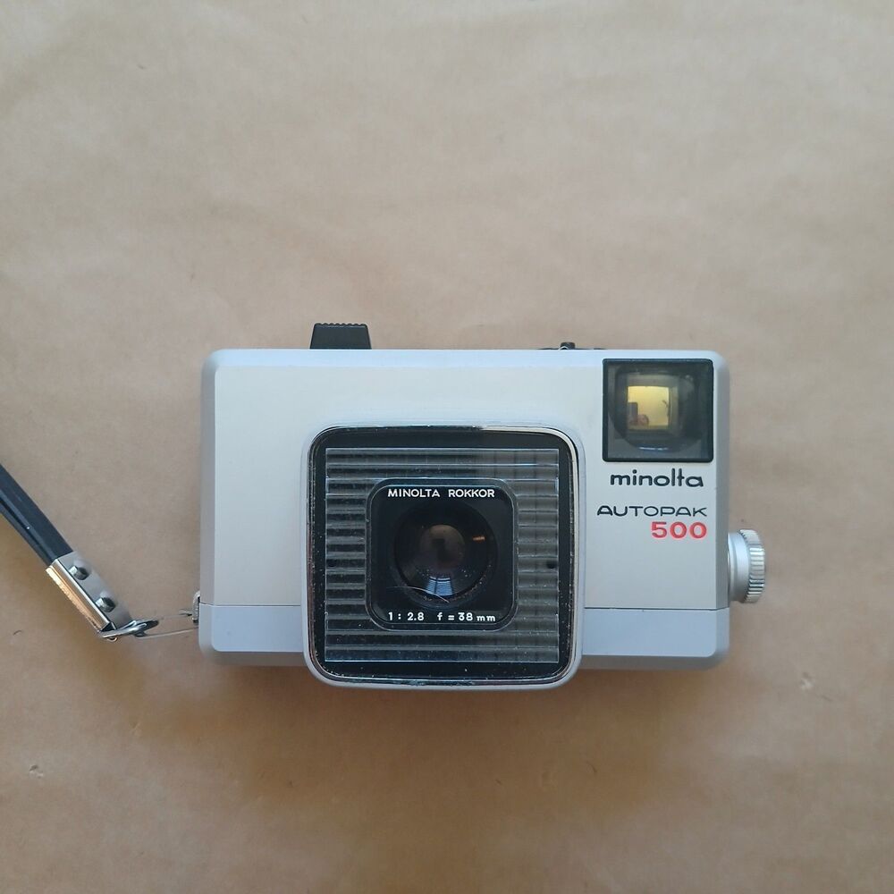 Vintage Minolta AUTOPAK 500 Camera Film Display Prop